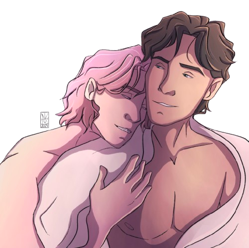 Artwork of Rhae & Kai from The Grave You Made by MillionairesHysteria (Maya)