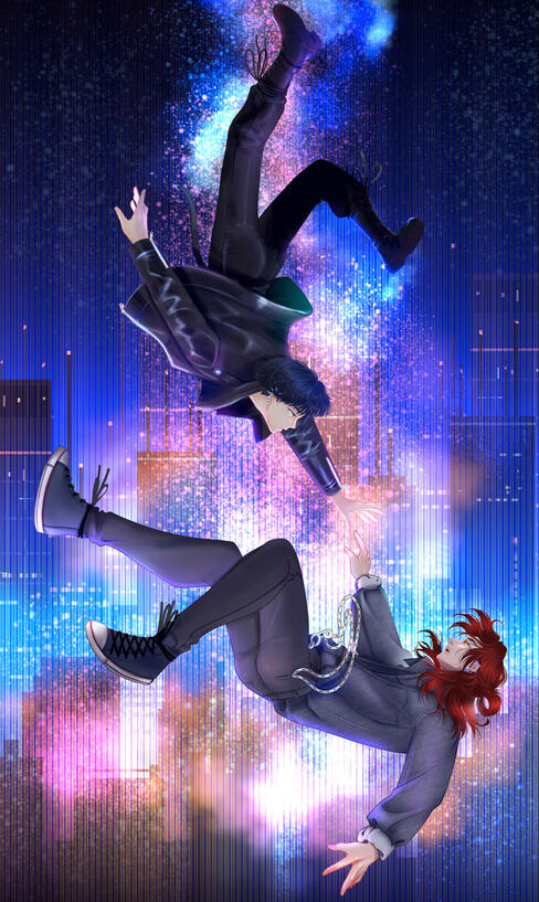 Artwork of August & Oliver from The August Wright Phenomenon by @this.is.alice.draws (ALiCE)